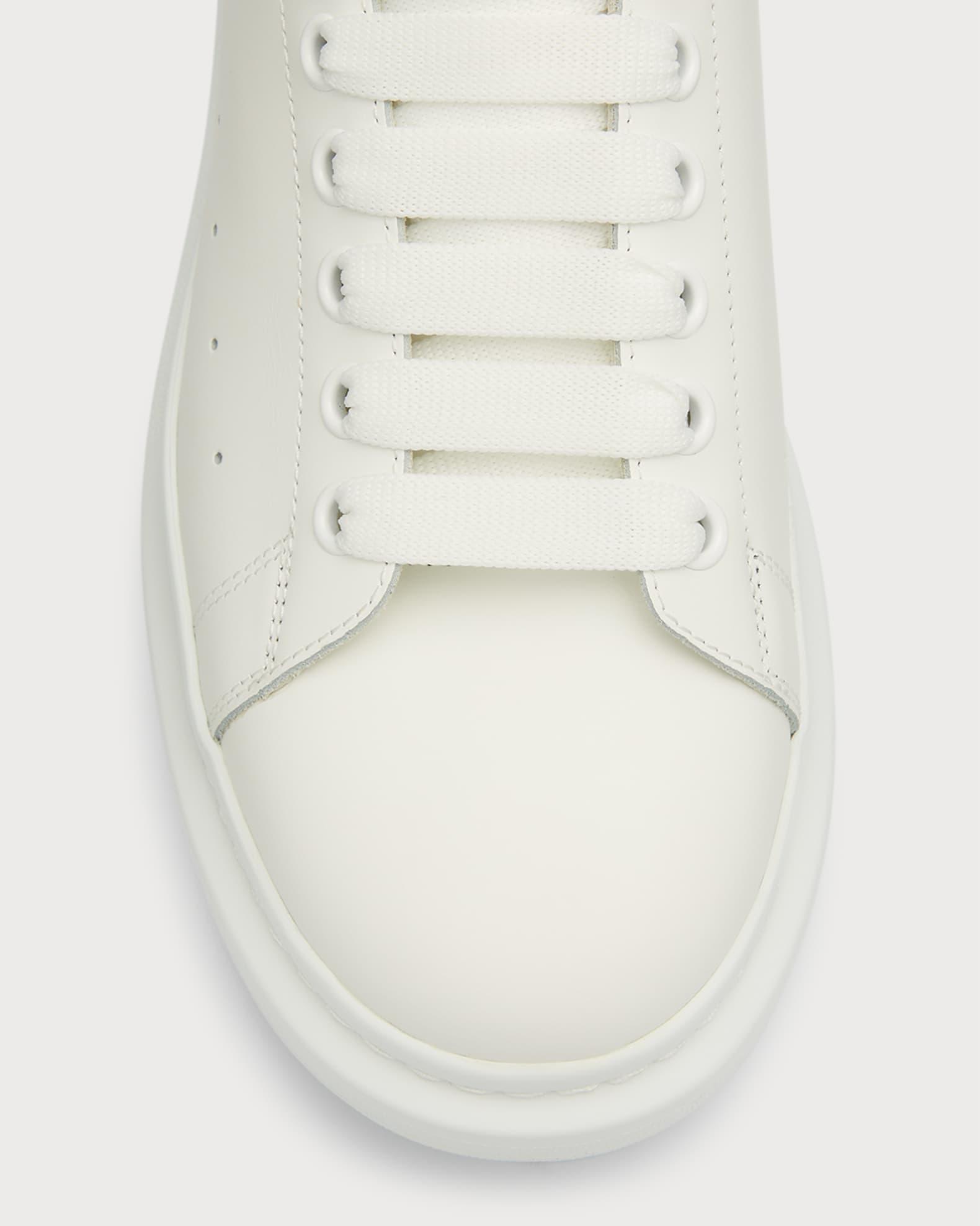 Mens Oversized Leather Platform Sneakers Product Image