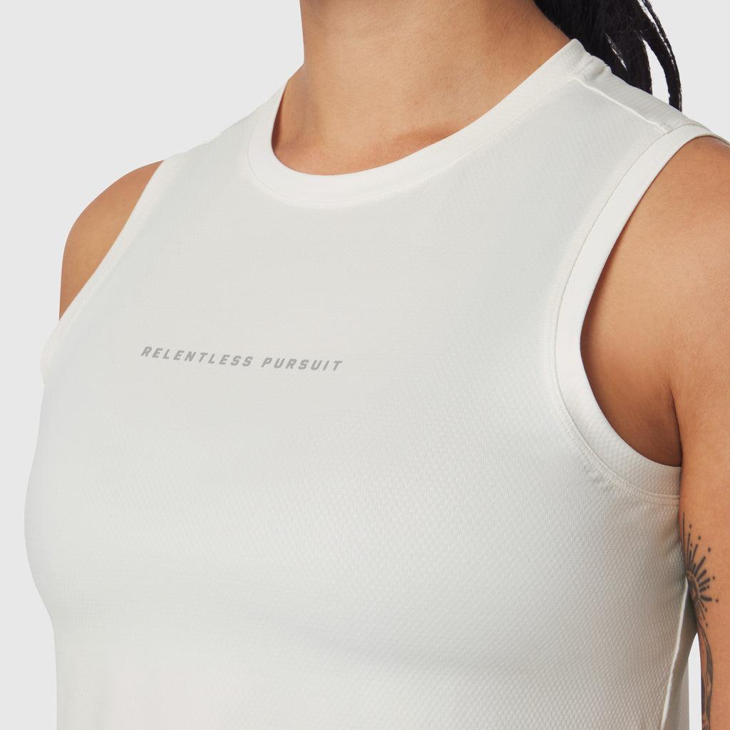 W020. AeroSilver® Tank Top - Ivory Cream "RP" Product Image