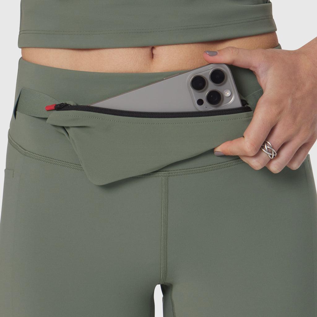 W029. LYCRA® 3-in-1 Biker Short - Sage Product Image