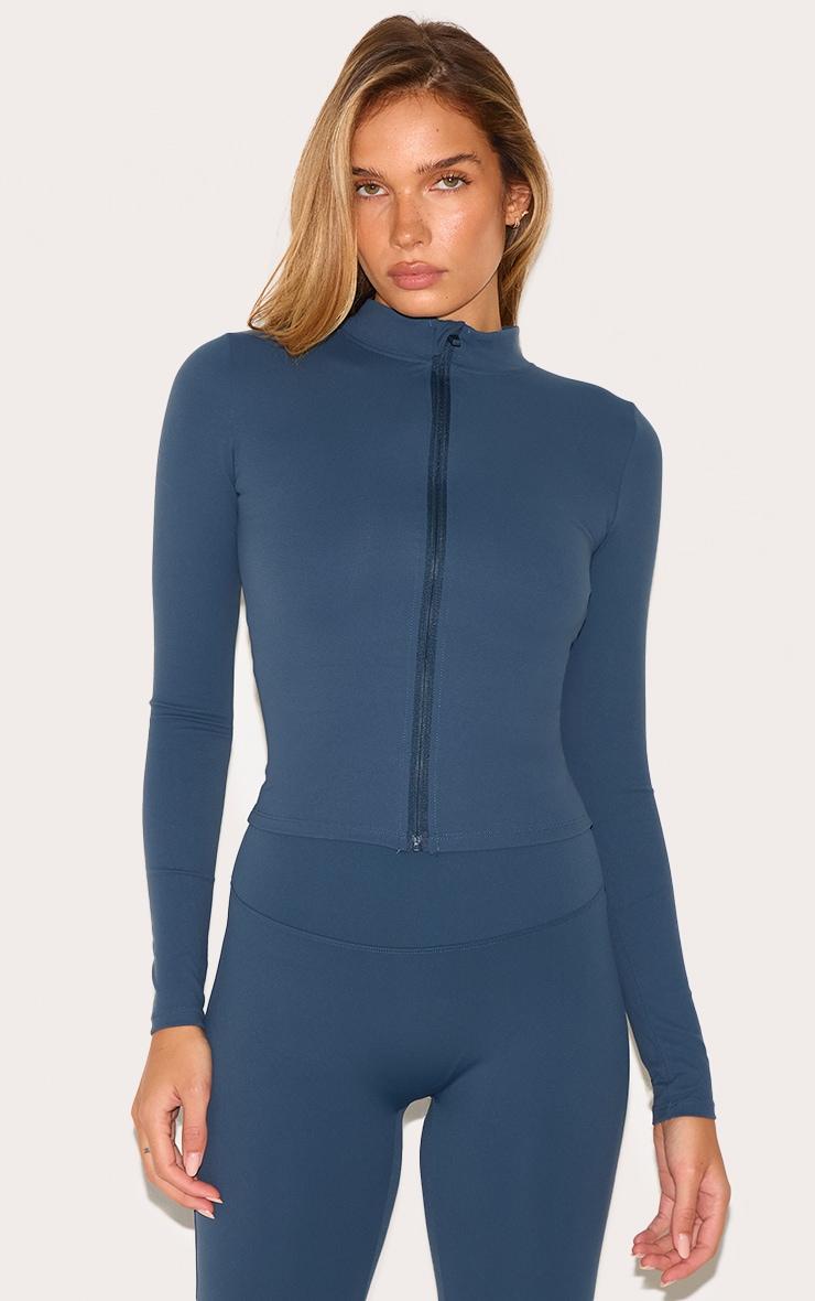 Midnight Blue Sculpt Jacket Product Image