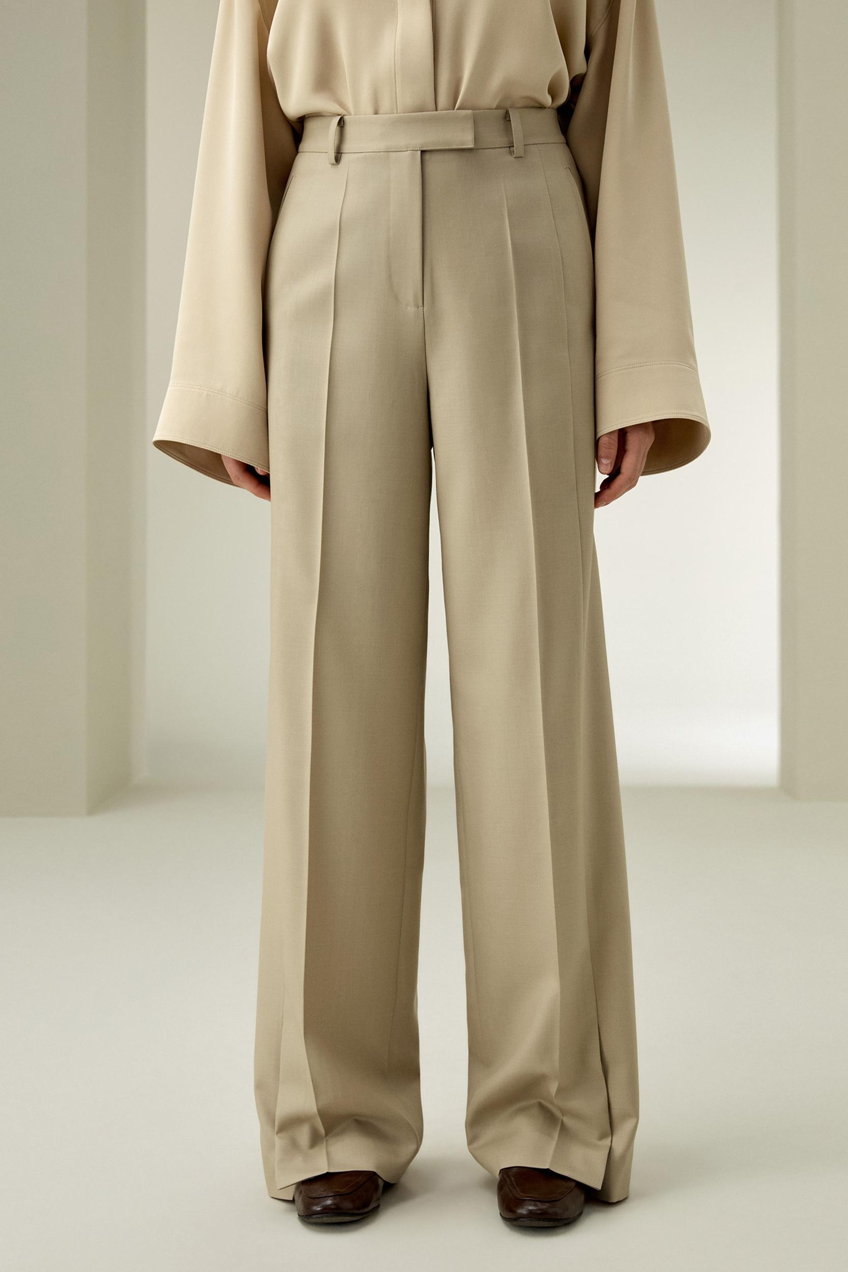 LILYSILK Women'S Wool Slacks - Black Wool Silk Blend - Ultimate Luxury Machine Washable Trousers 16 Product Image