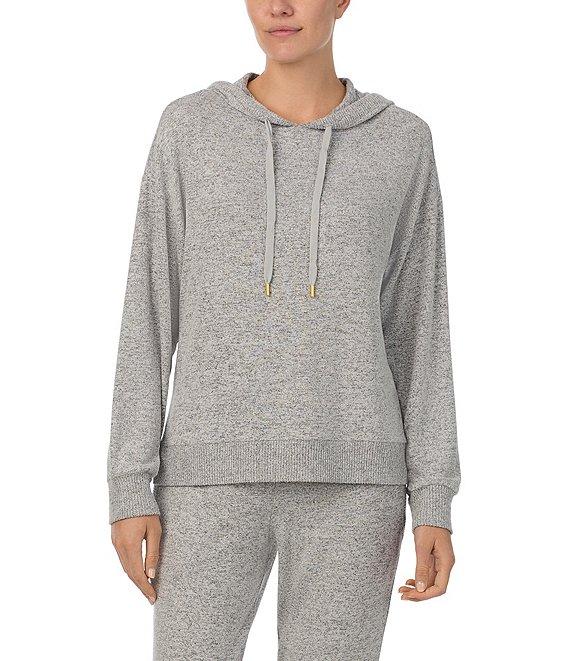 Donna Karan Knit Long Sleeve Coordinating Lounge Hoodie Product Image
