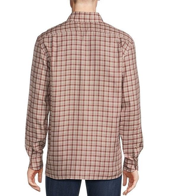 Cremieux Blue Label Plaid Twill Long Sleeve Woven Shirt Product Image