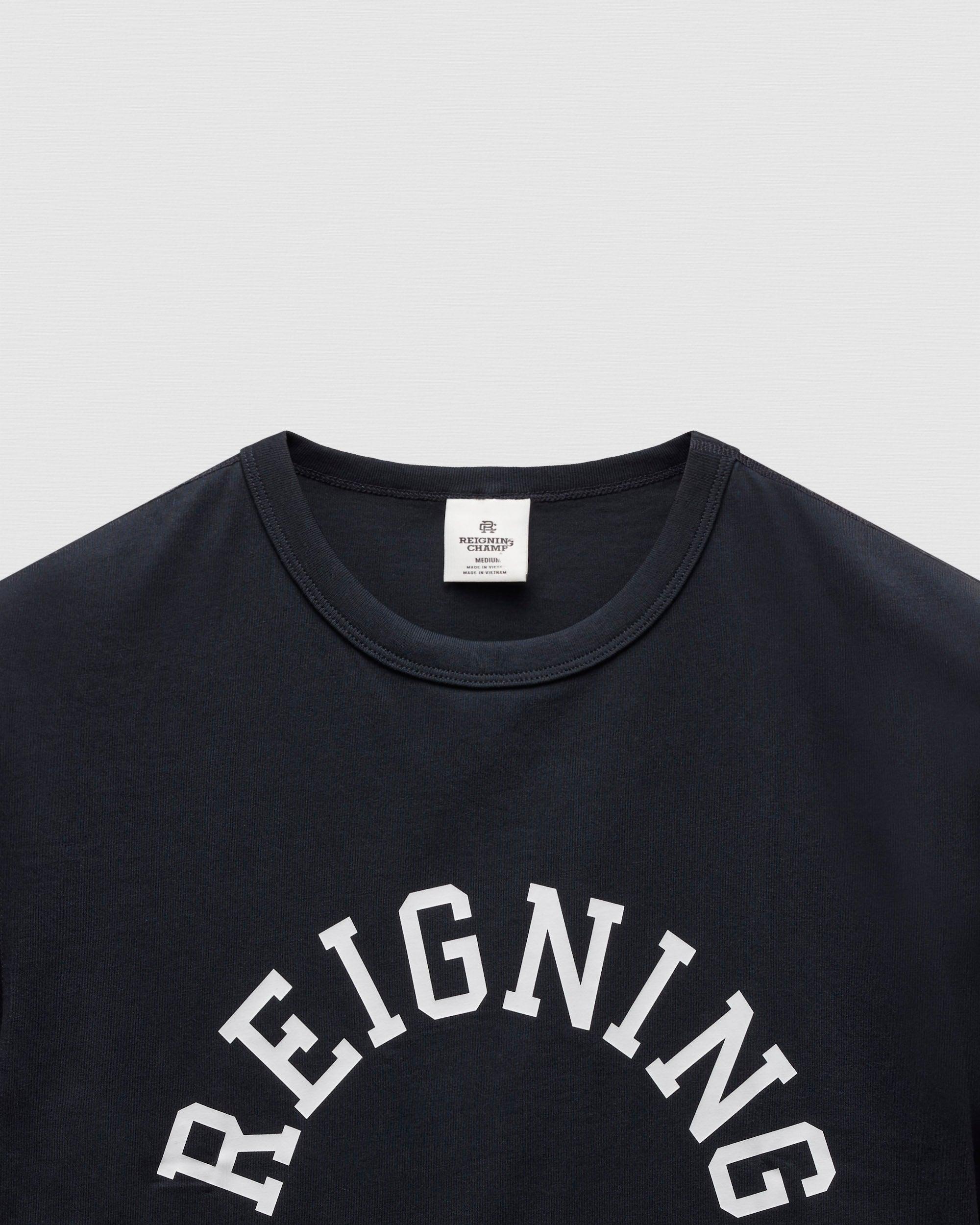 Reigning Champ Lightweight Jersey Arch Logo Standard T-Shirt Product Image
