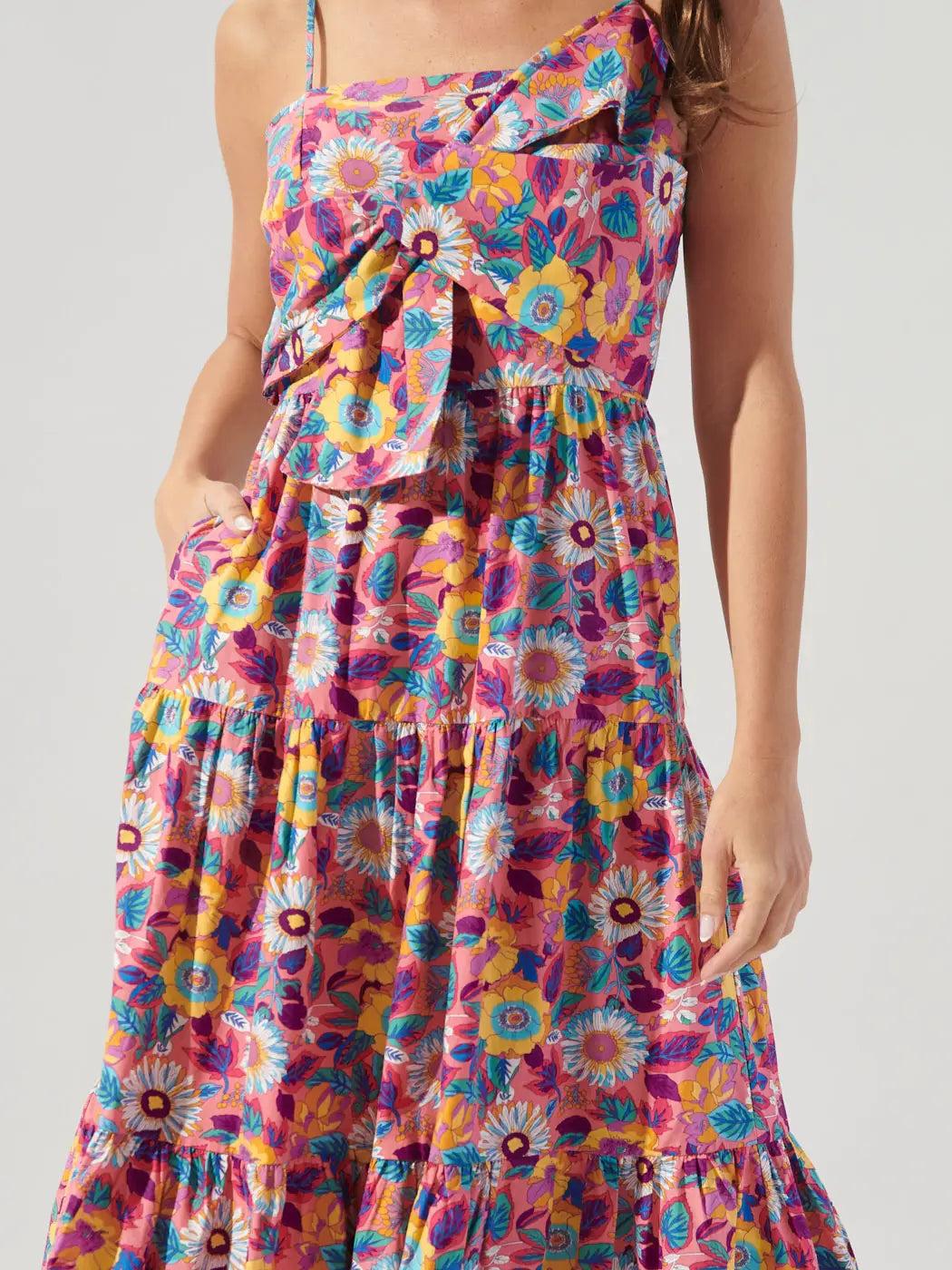 Zahara Floral Poplin Dress Product Image