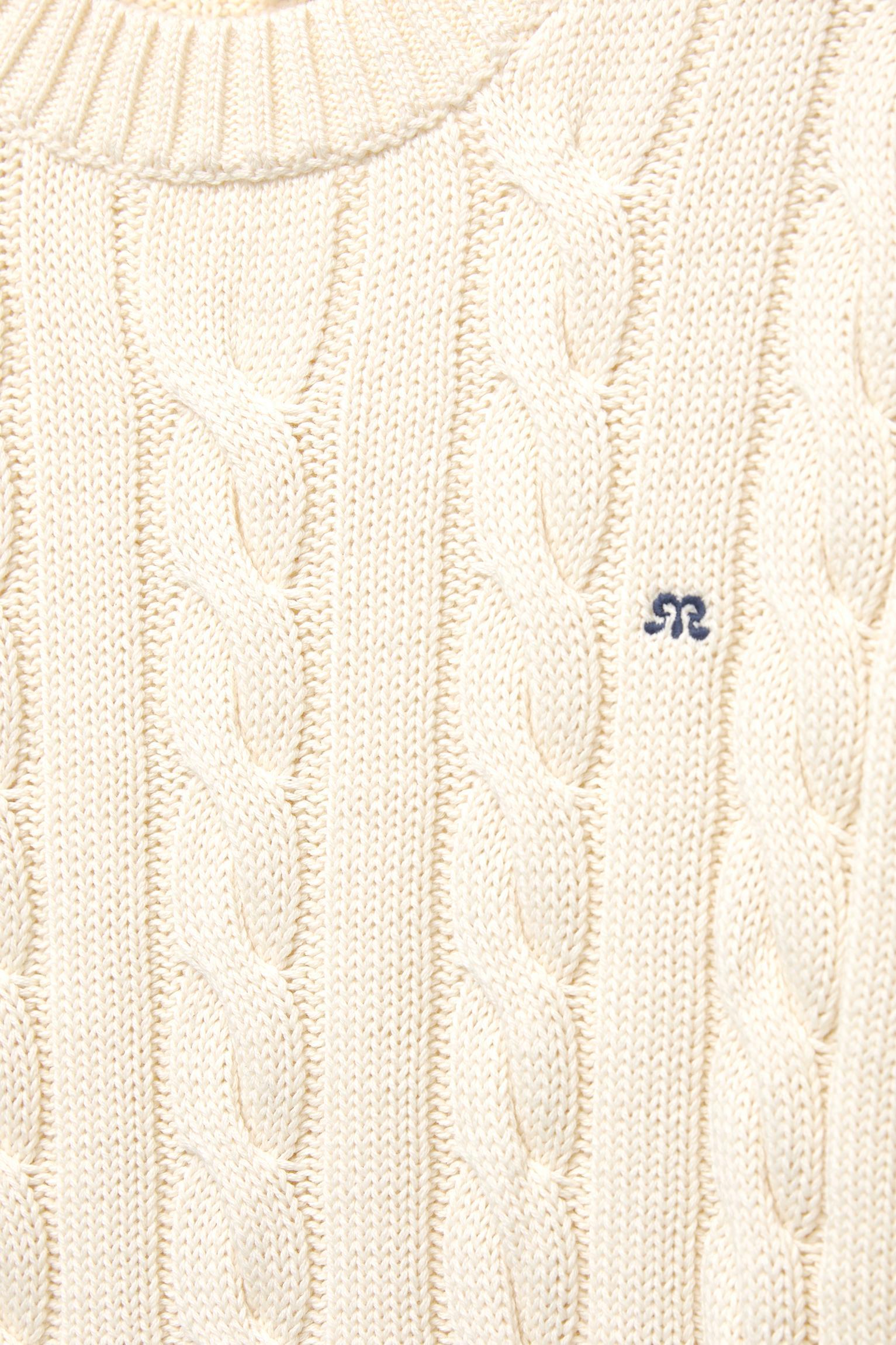 Cableknit sweater Product Image