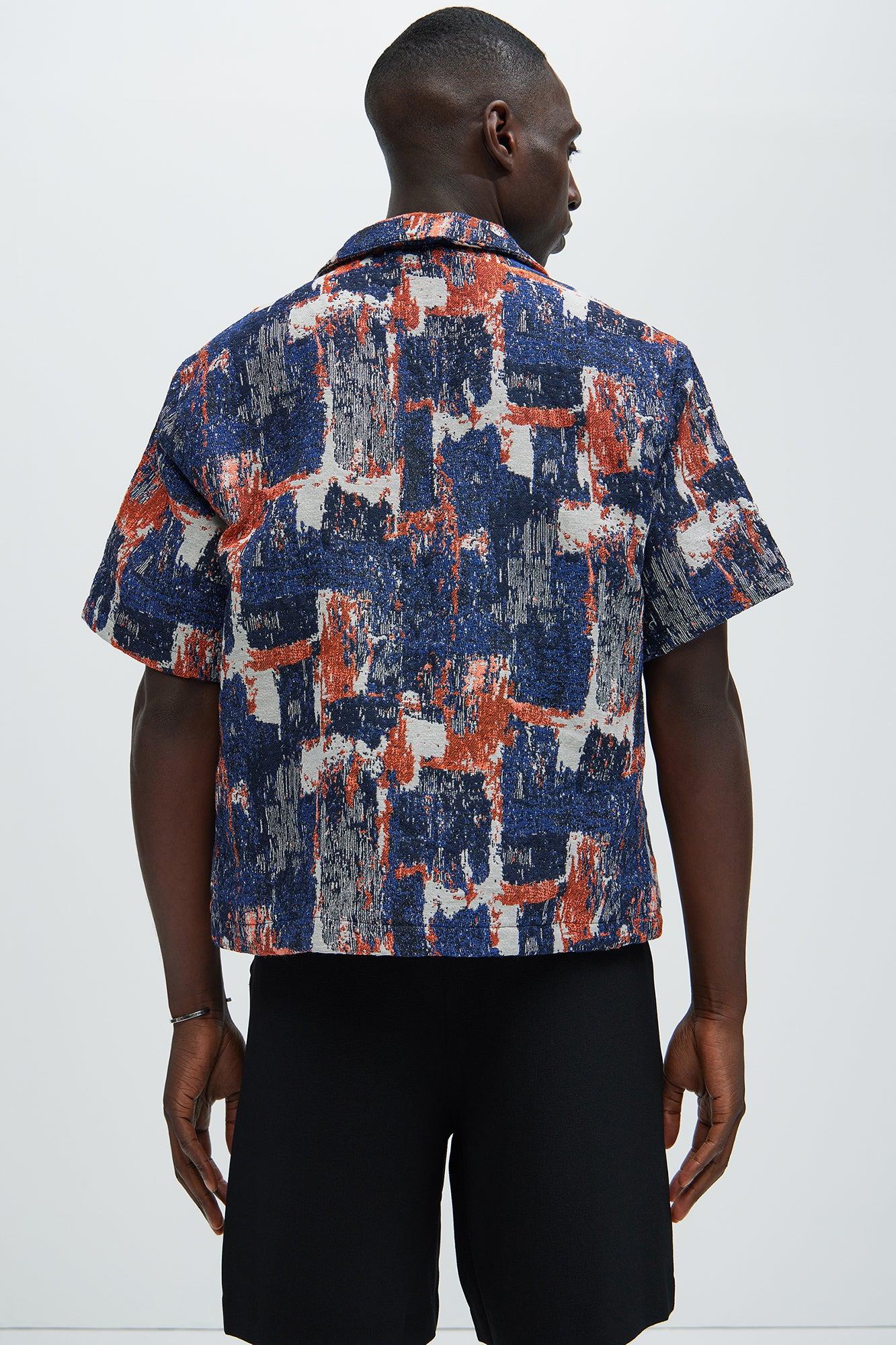 Hayward Tapestry Shirt - Blue/combo Product Image