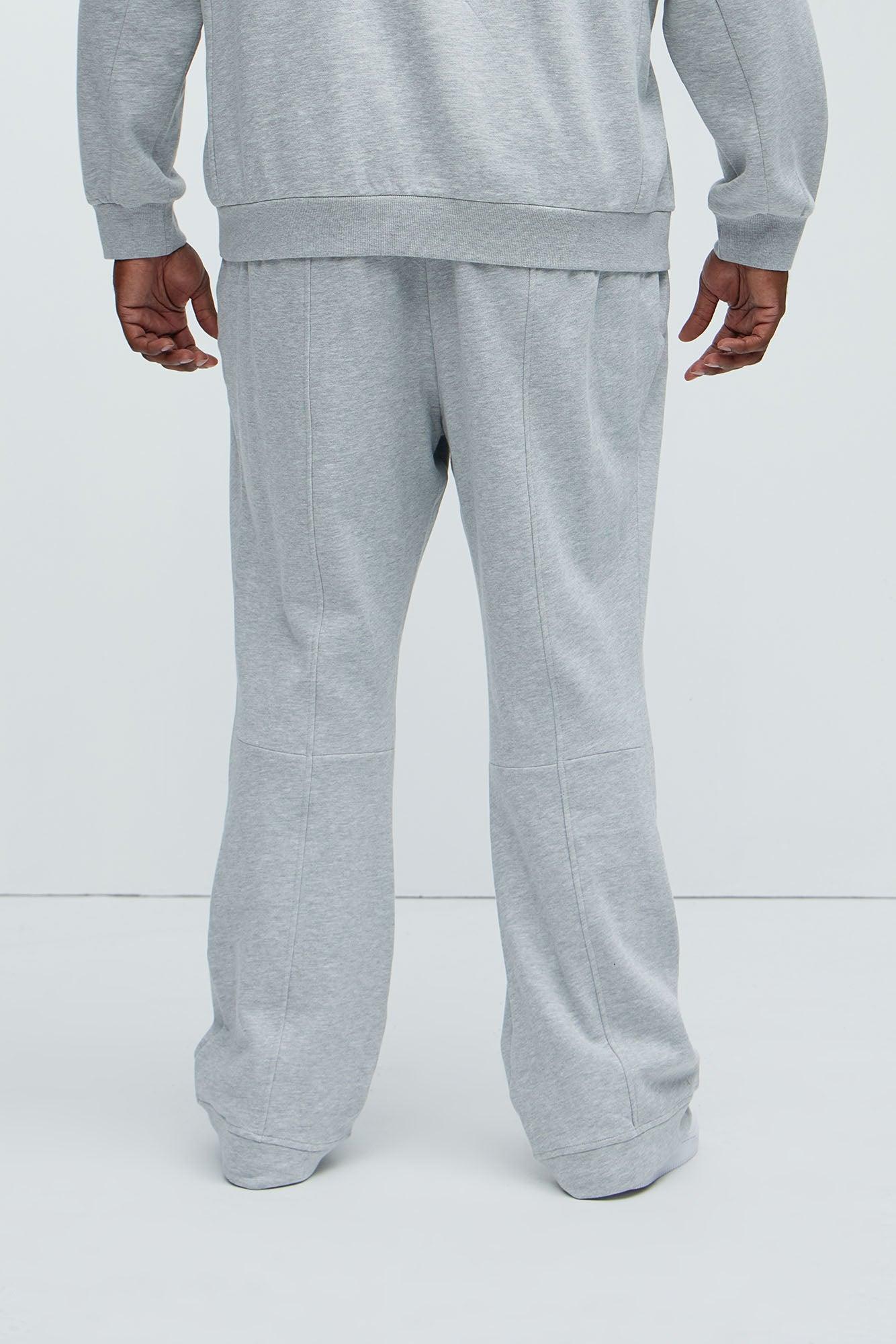 Ian Skinny Flare Sweatpants - Heather Grey Product Image
