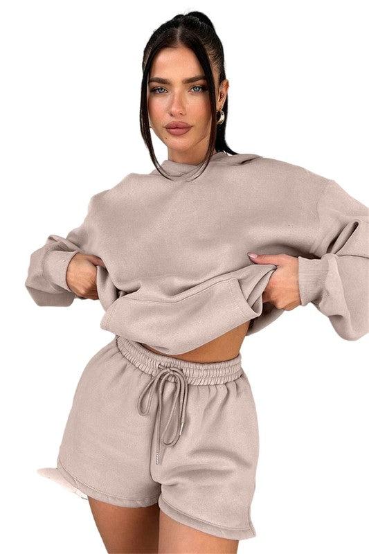 SEXY TWO PIECE TOP AND SHORTS SET Product Image