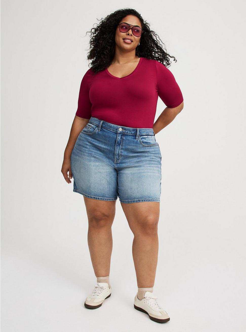 Super Soft V-Neck Tunic Tee Product Image