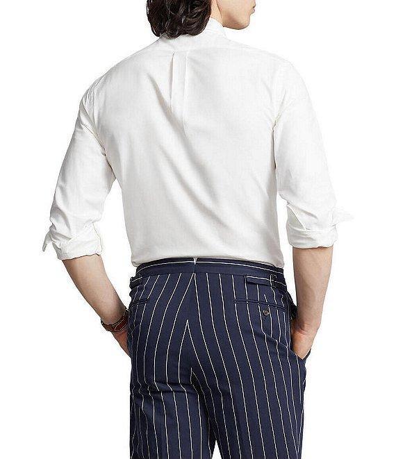 Polo Ralph Lauren Slim-Fit Solid Stretch Oxford Long-Sleeve Woven Shirt Product Image