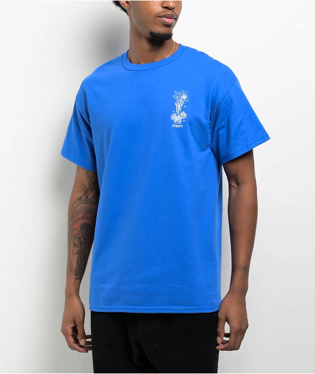 Empyre Ace Of Fades Blue T-Shirt Product Image