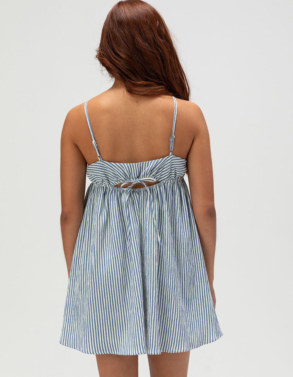 RSQ Womens Stripe Tie Back Mini Dress - STRIPE Product Image