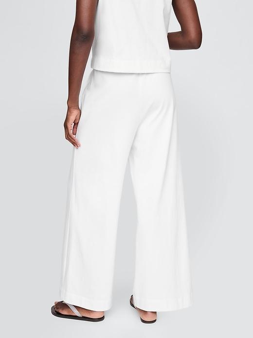 Heavyweight Organic Cotton Wide-Leg Pants Product Image