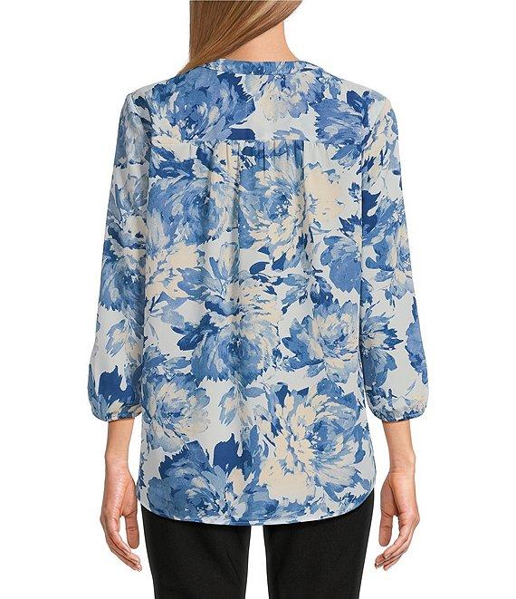 Jones New York V-Neck 3/4 Sleeve Tunic Product Image