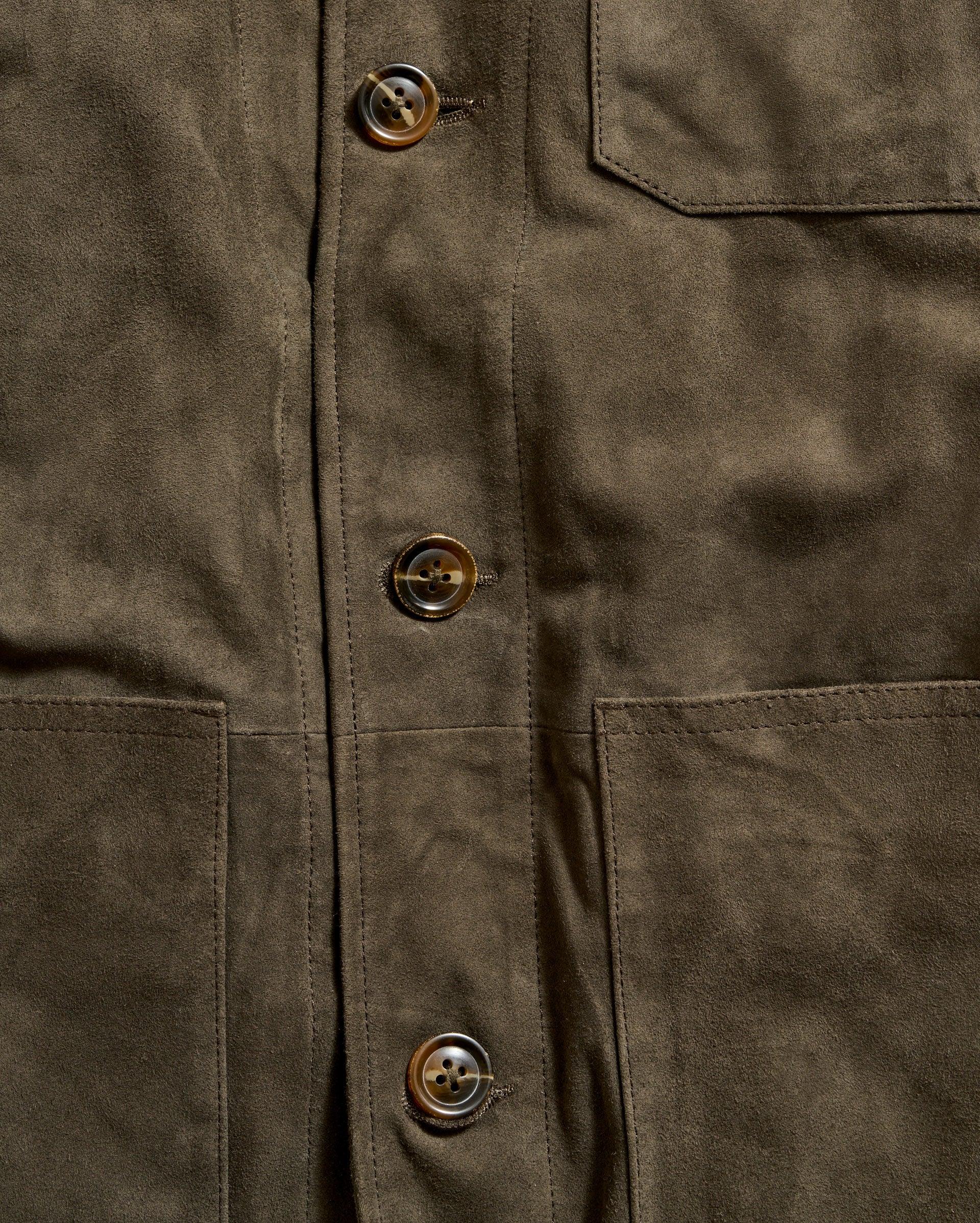 Eli Suede Chore Jacket -  Product Image