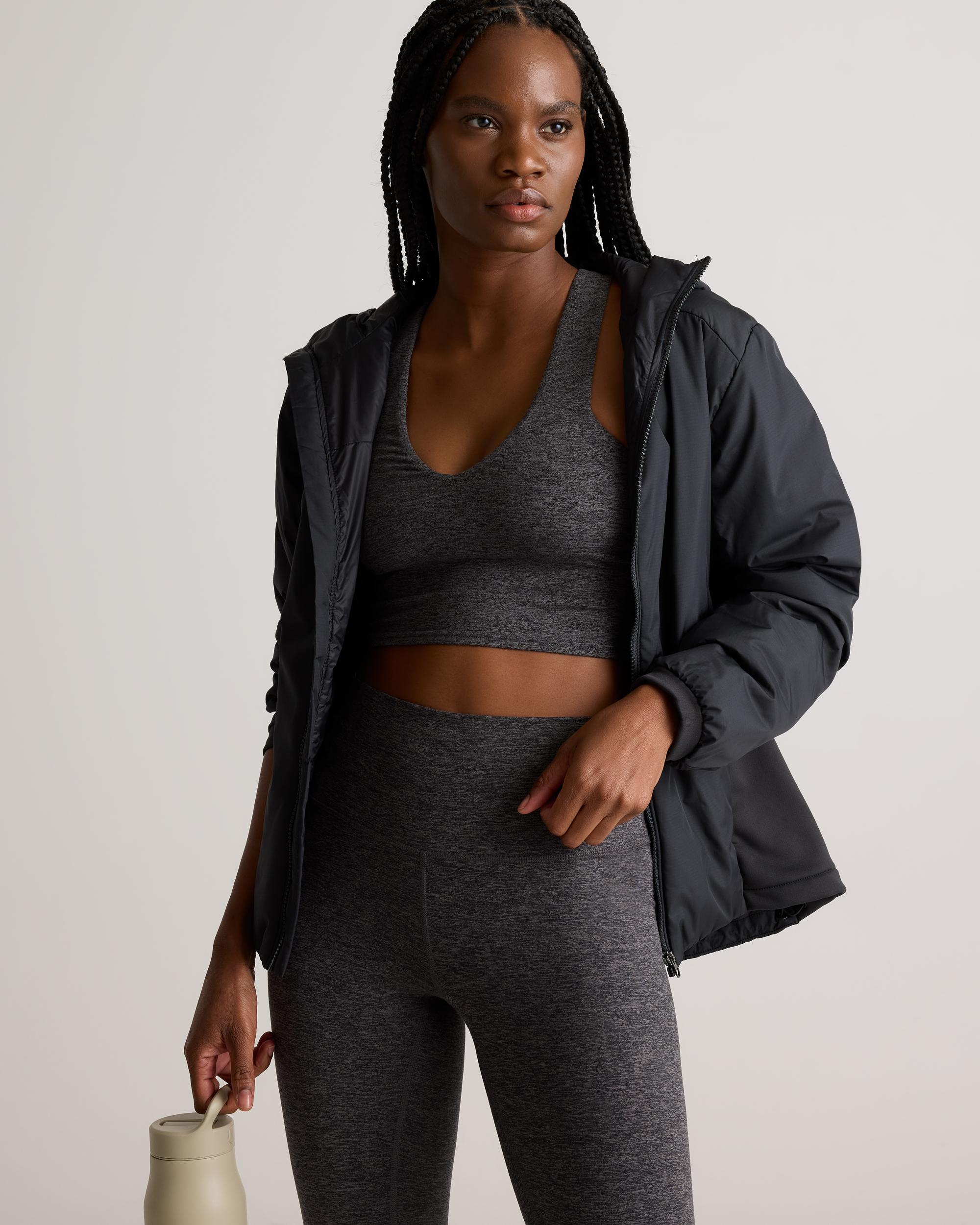 Quince | Women's Super Soft Performance Cropped Tank Top Flowknit Activewear, Recycled Polyester Product Image