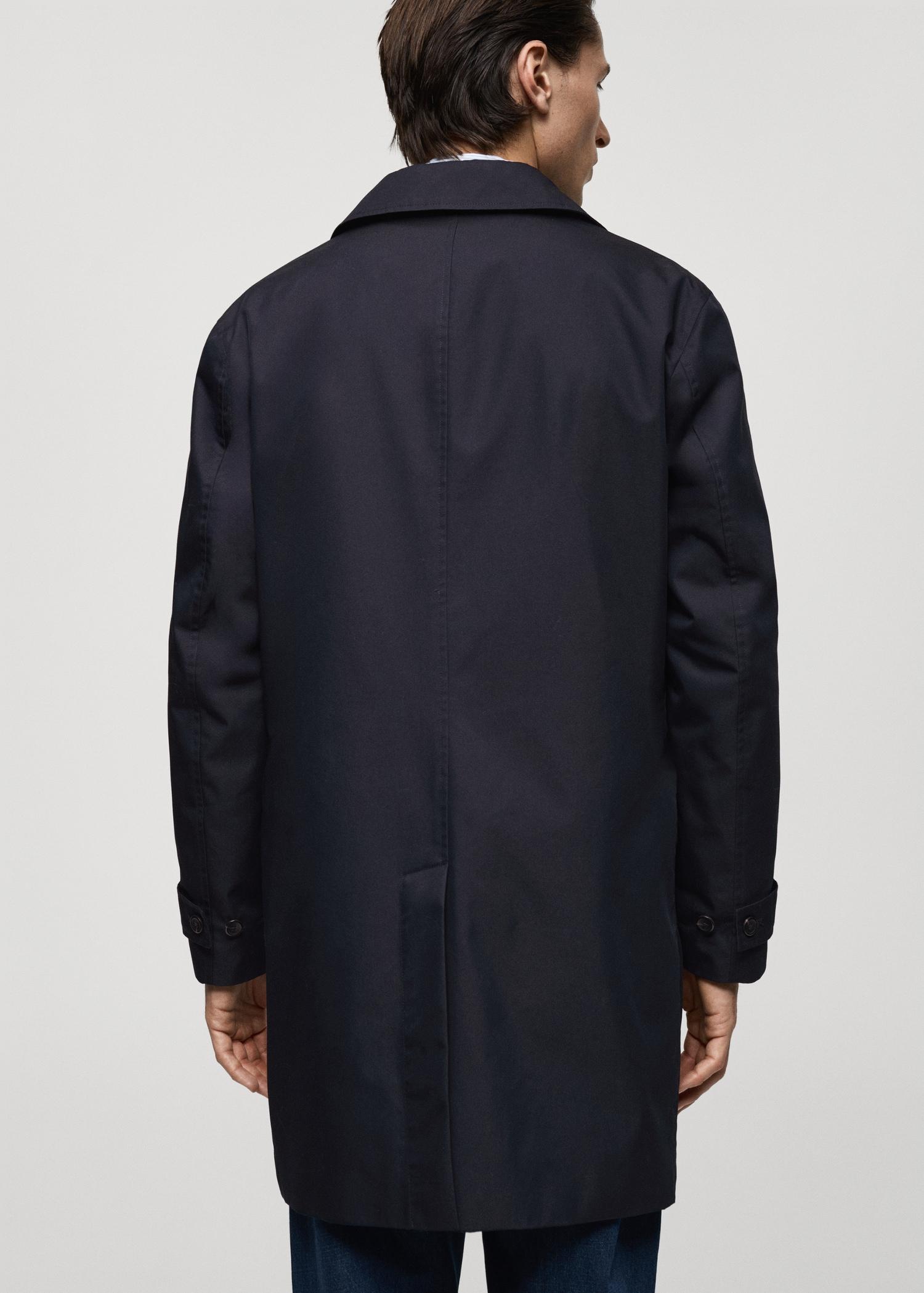 Classic water-repellent trench coat - Men | MANGO USA Product Image