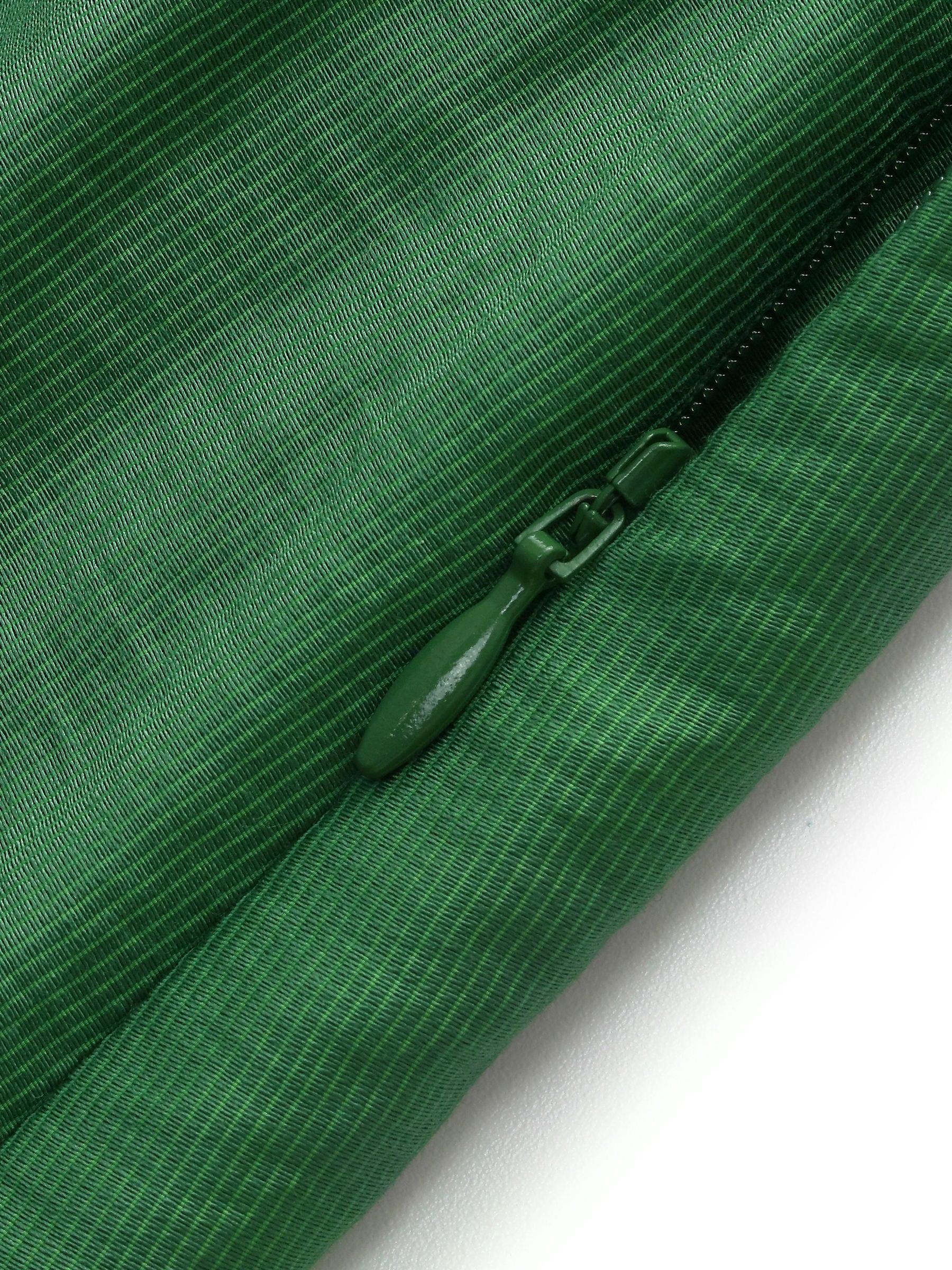 Tencel Blend Convertible Neckline Women Maxi Dress Product Image