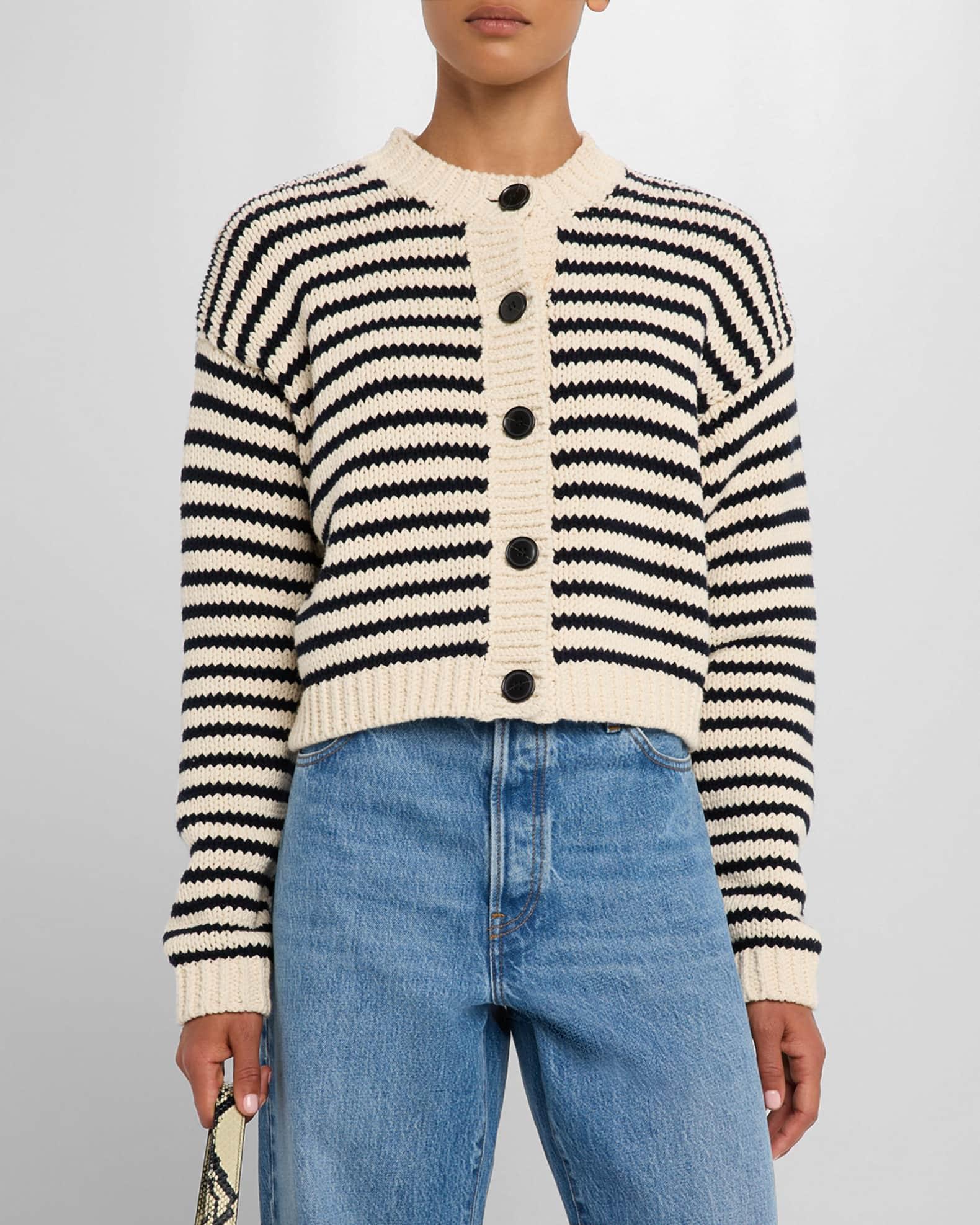 The Stripe Chunky Femme Cardigan Product Image