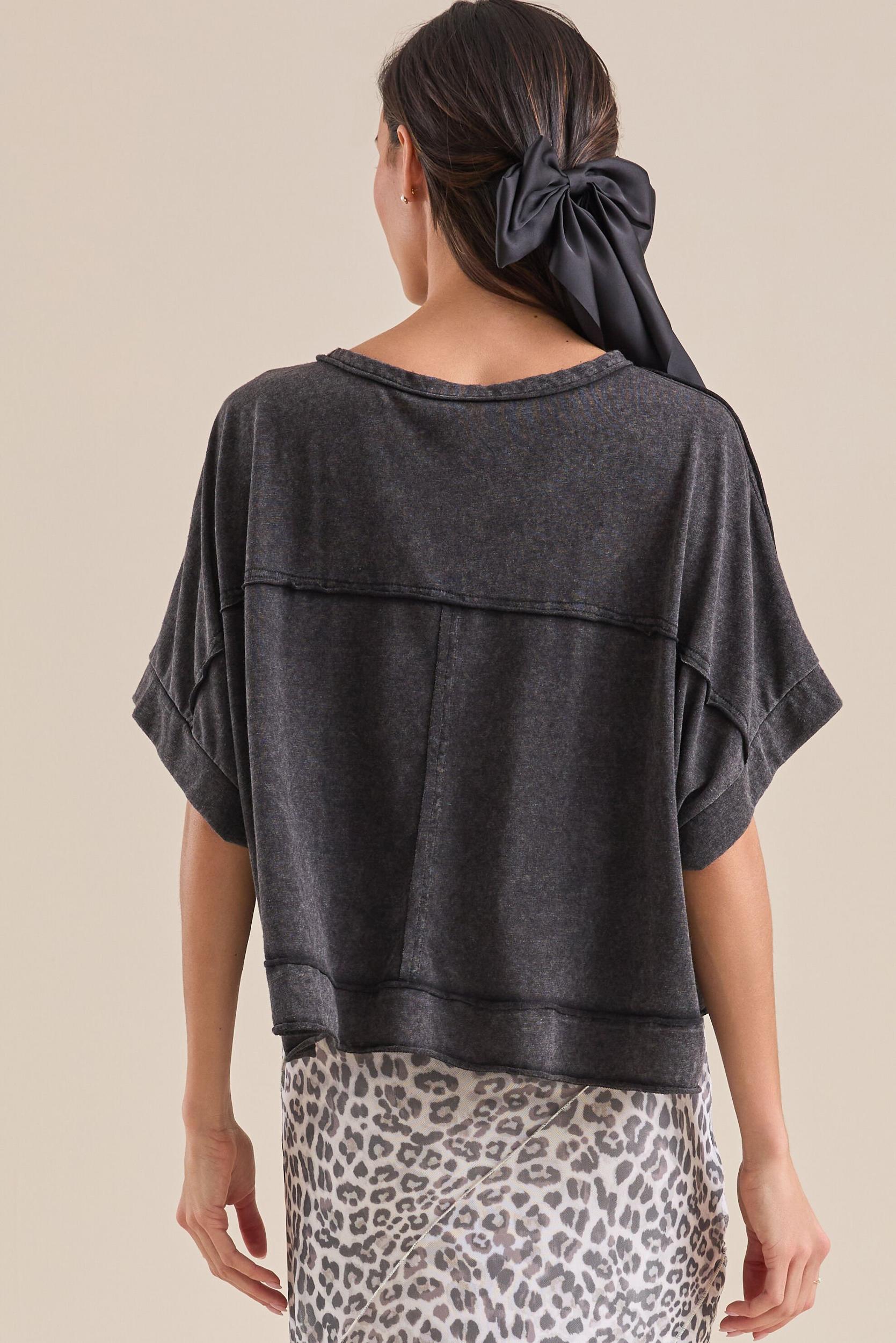 Khani Boxy Pocket Tee Product Image