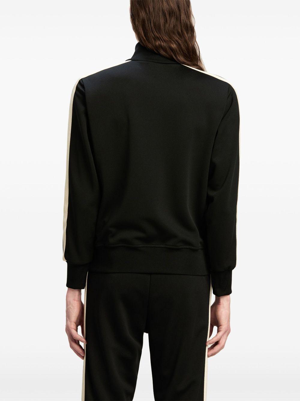 logo-embroidered zip-up jacket  Product Image