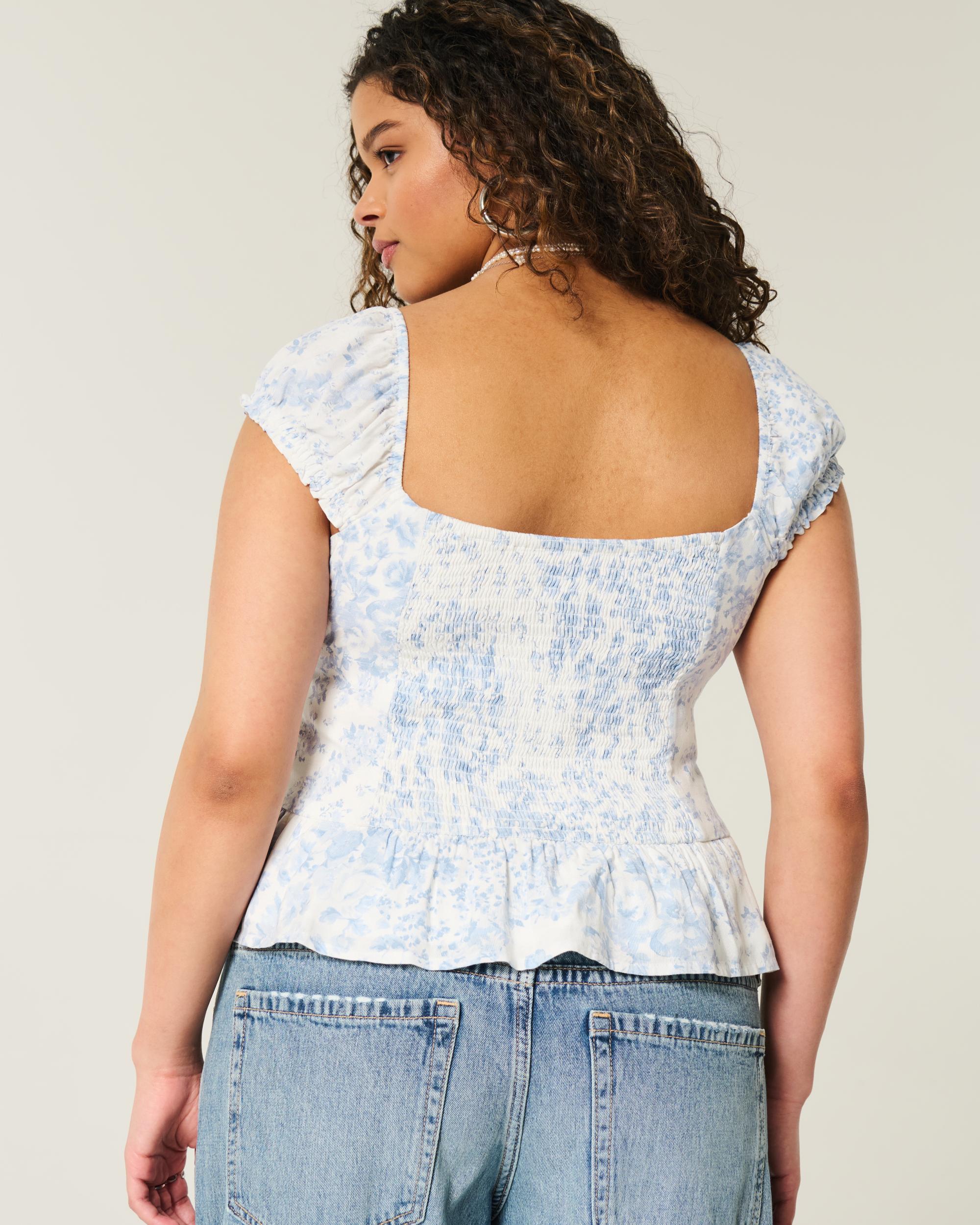 Off-the-Shoulder Pintuck Blouse Product Image