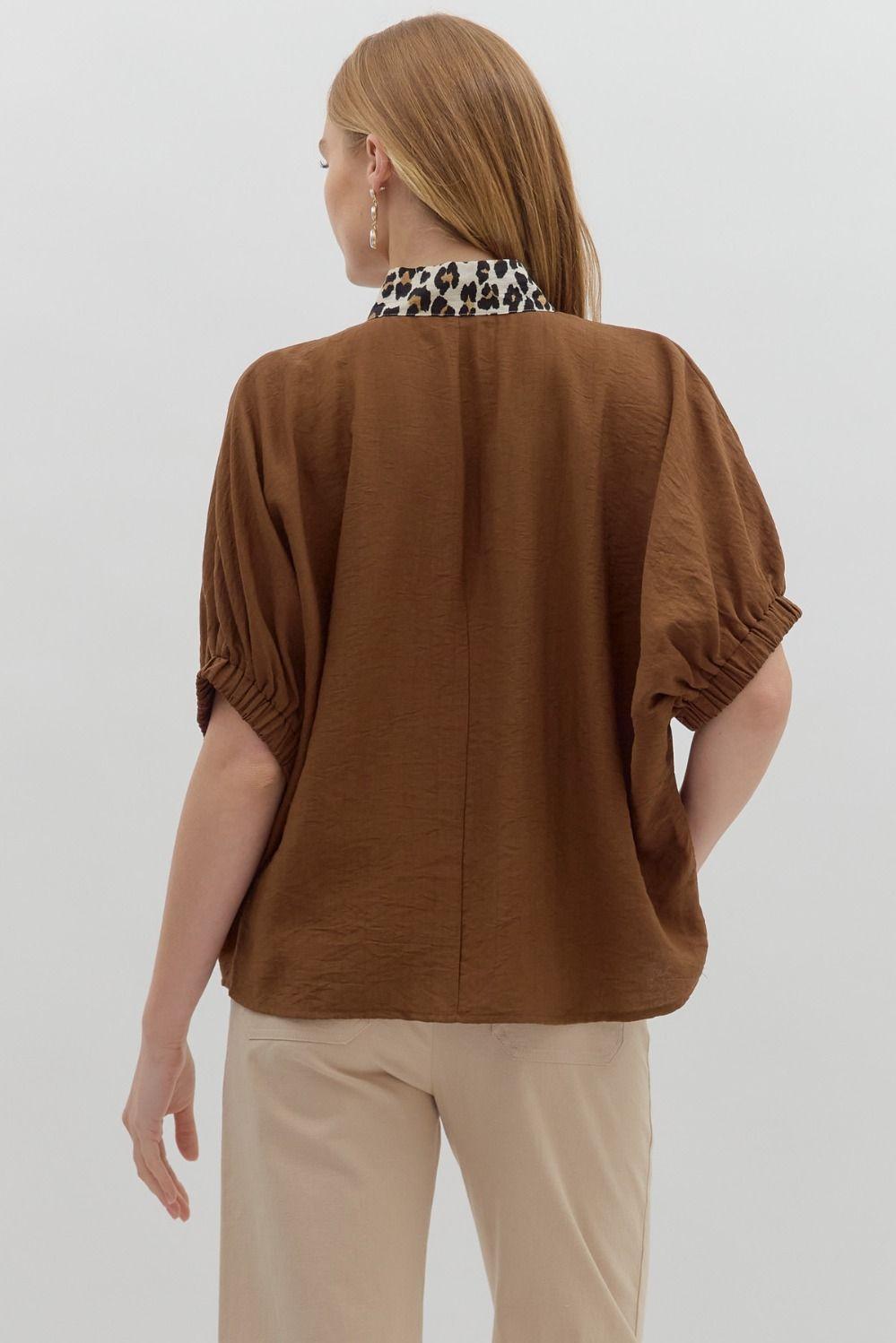 Mocha Muse Blouse Product Image