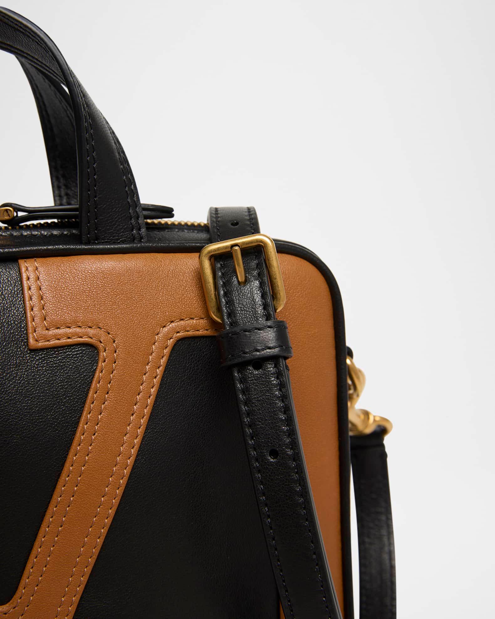 Viva Superstar Small VLOGO Leather Duffle Top-Handle Bag Product Image