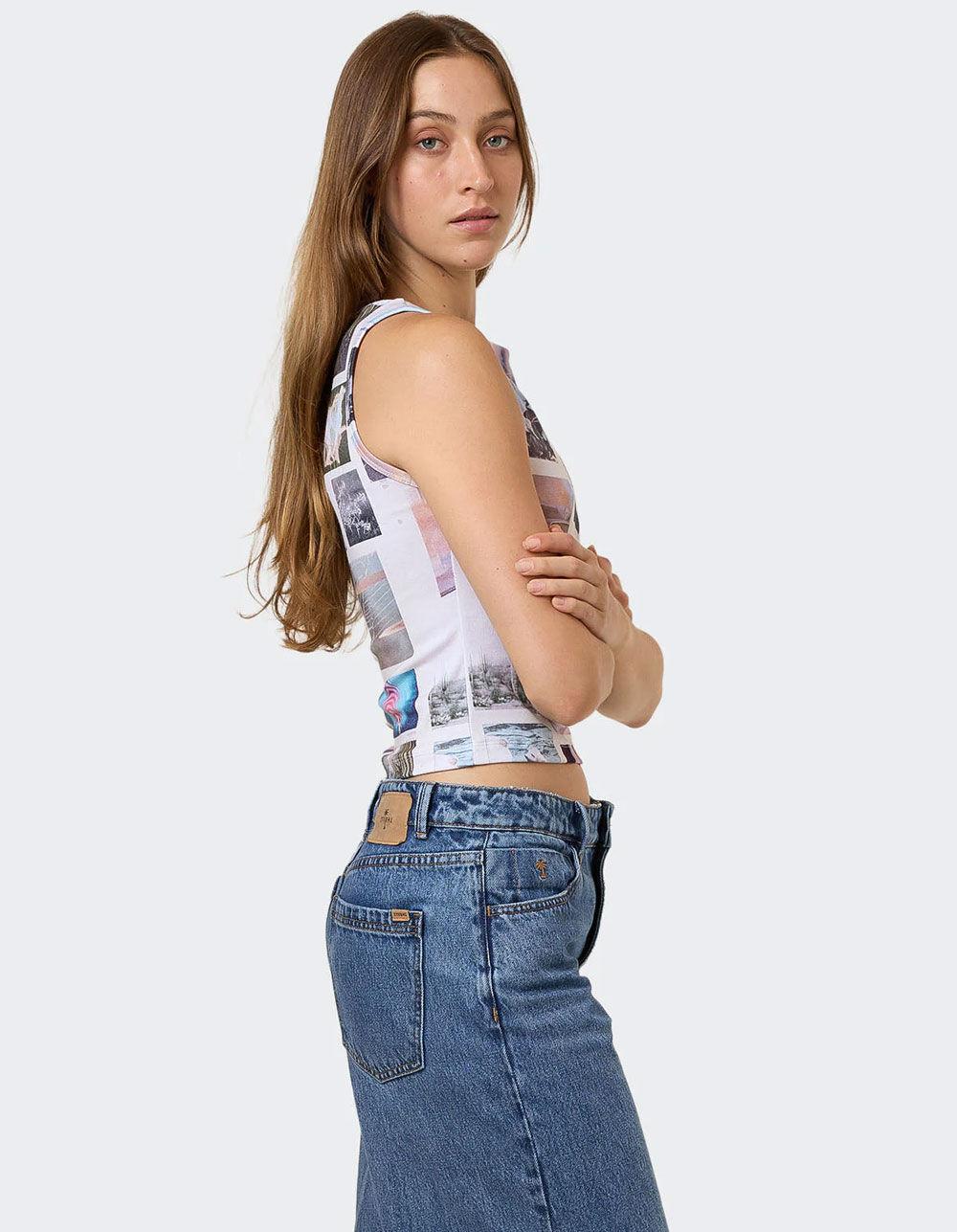 THRILLS Natural Progression Womens Sleeveless Top - WHITE COMBO Product Image