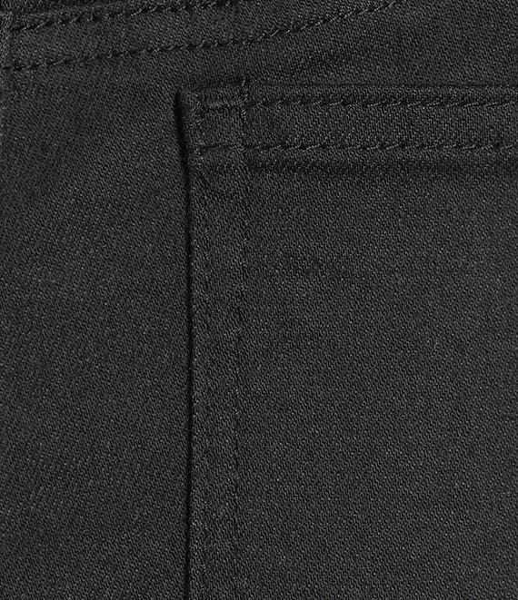 John Mark Petite Size Flare Leg Stretch Denim Pull-On Jeans Product Image