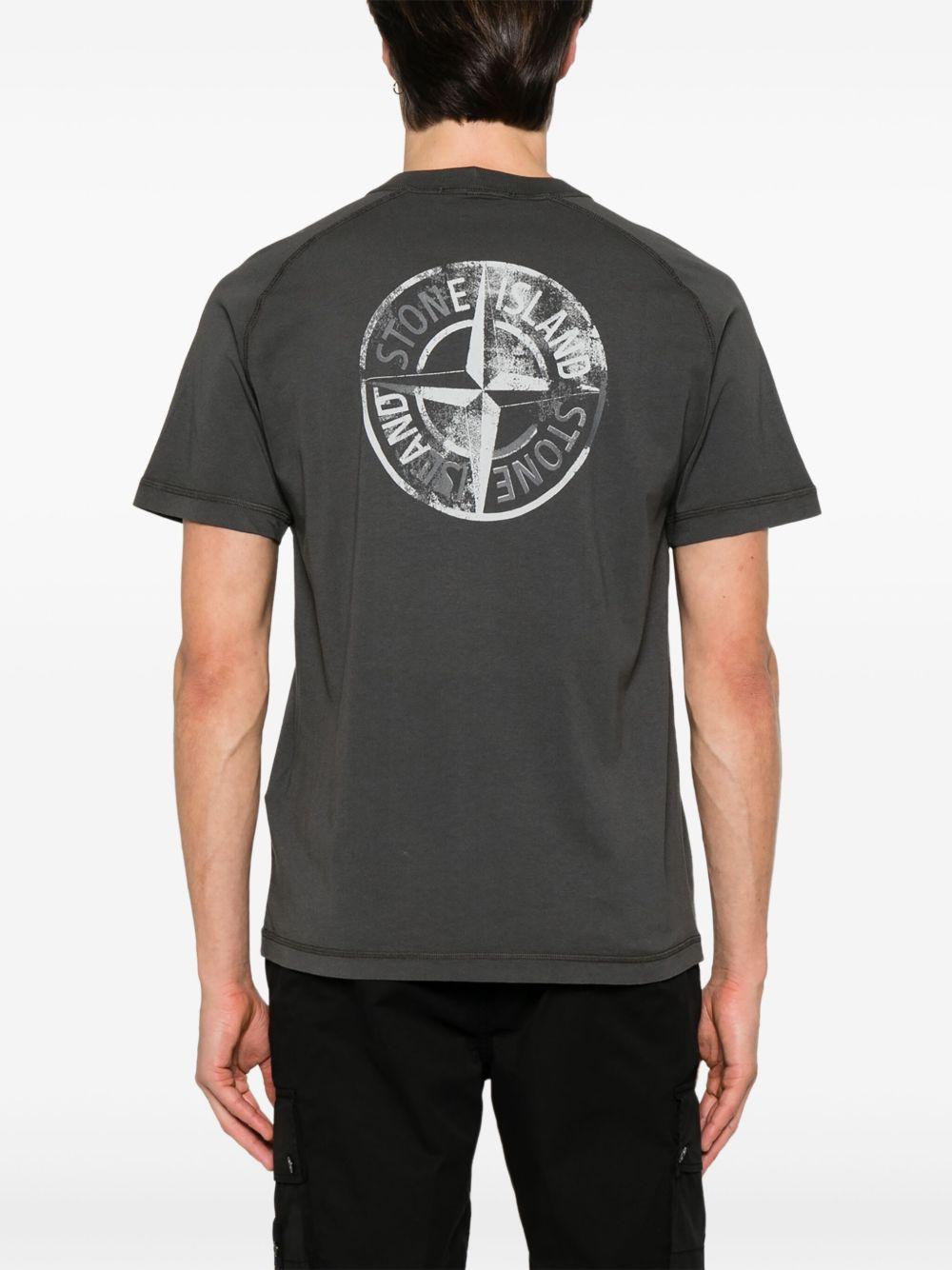 Compass-print T-shirt Product Image