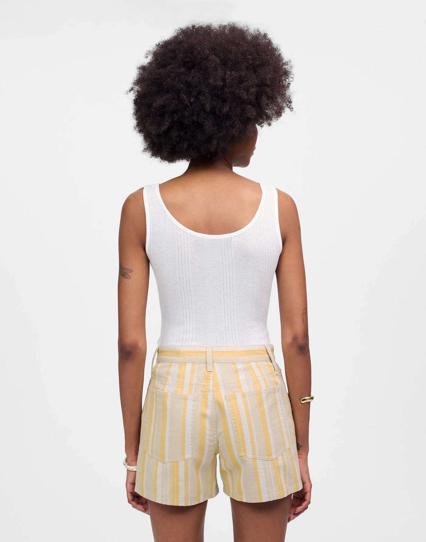 Rumpled Cotton Twill Shorts Product Image