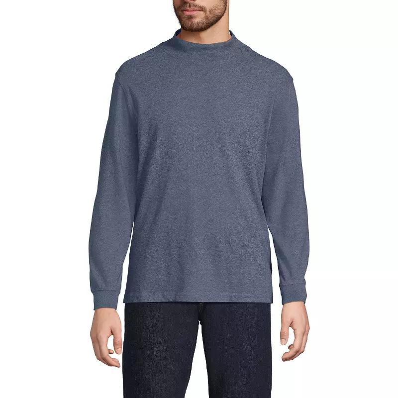 Men's Lands' End Super-T Mock Turtleneck,  Product Image