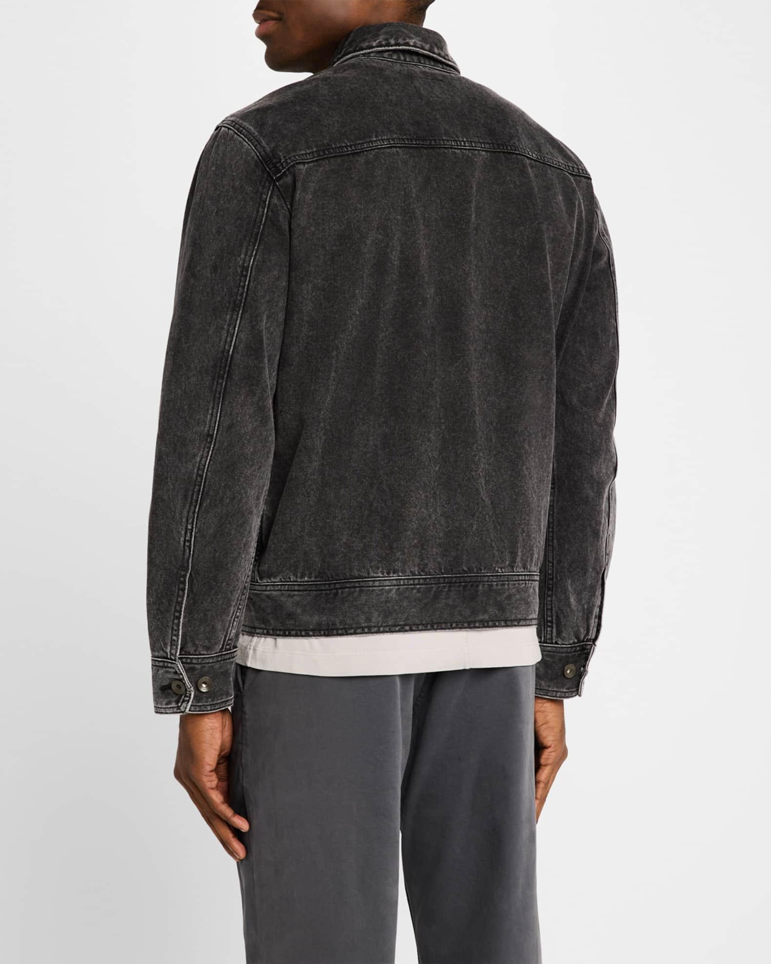 Men's Denim Trucker Jacket Product Image