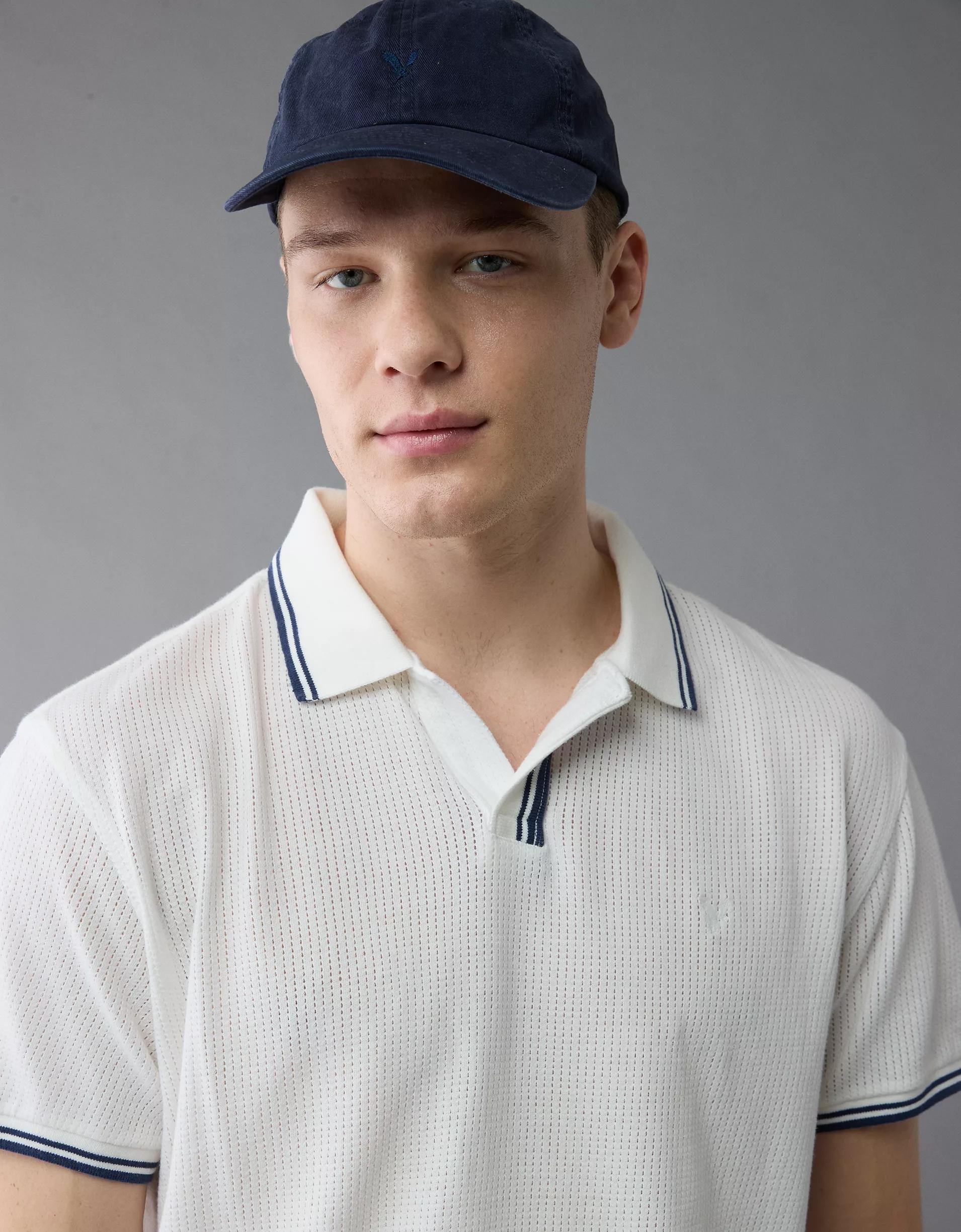 AE 24/7 Mesh Polo Shirt Product Image