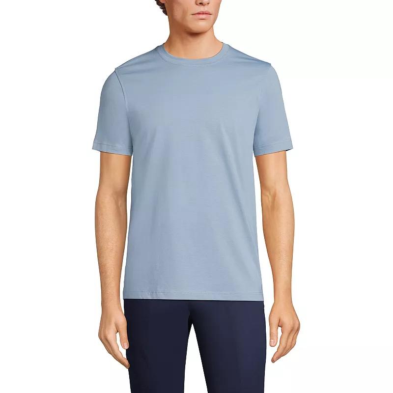 Men's Lands' End Supima Crewneck Tee,  Product Image