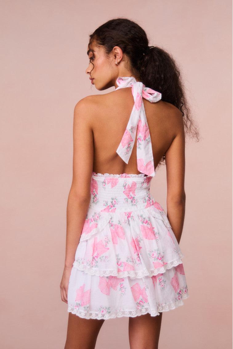 Deanna Rosa Beaux Halter Dress Product Image
