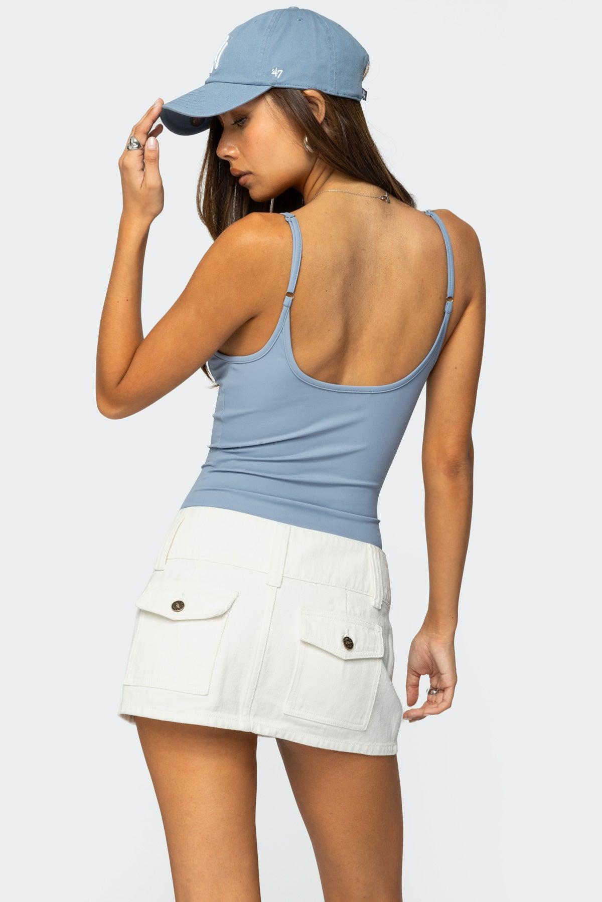 Teaghan V Neck Fitted Bodysuit Product Image