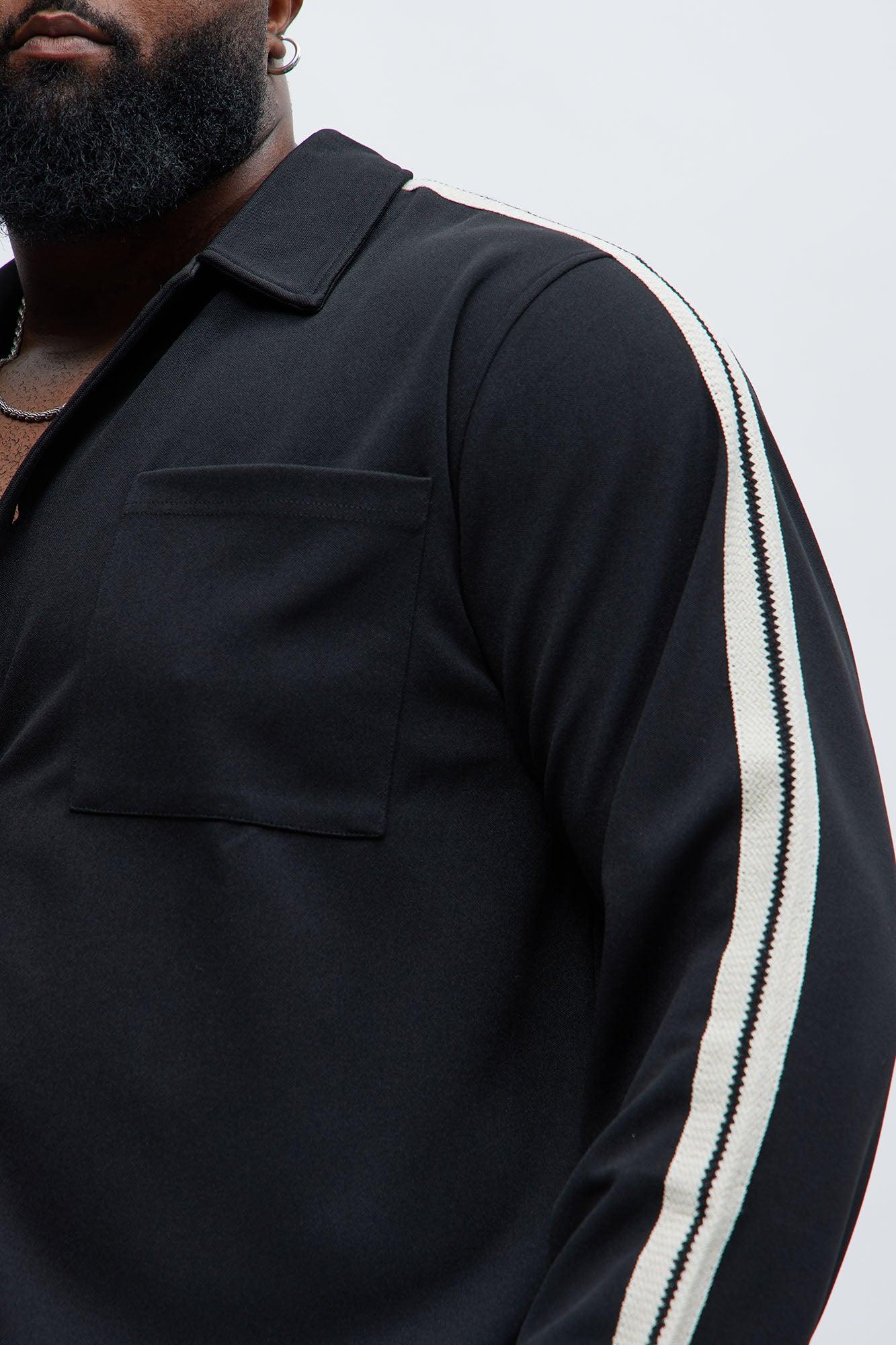 Dennis Pocket Knit Shirt - Black Product Image