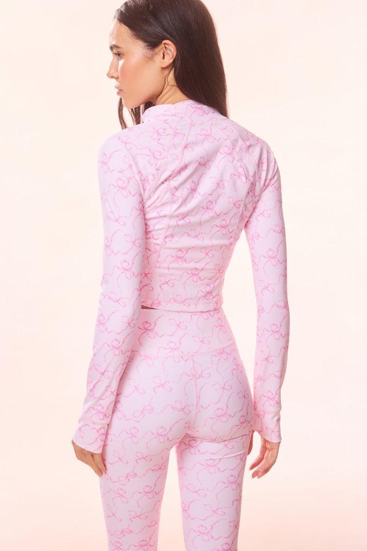 Veda Bow Print Active Jacket Product Image