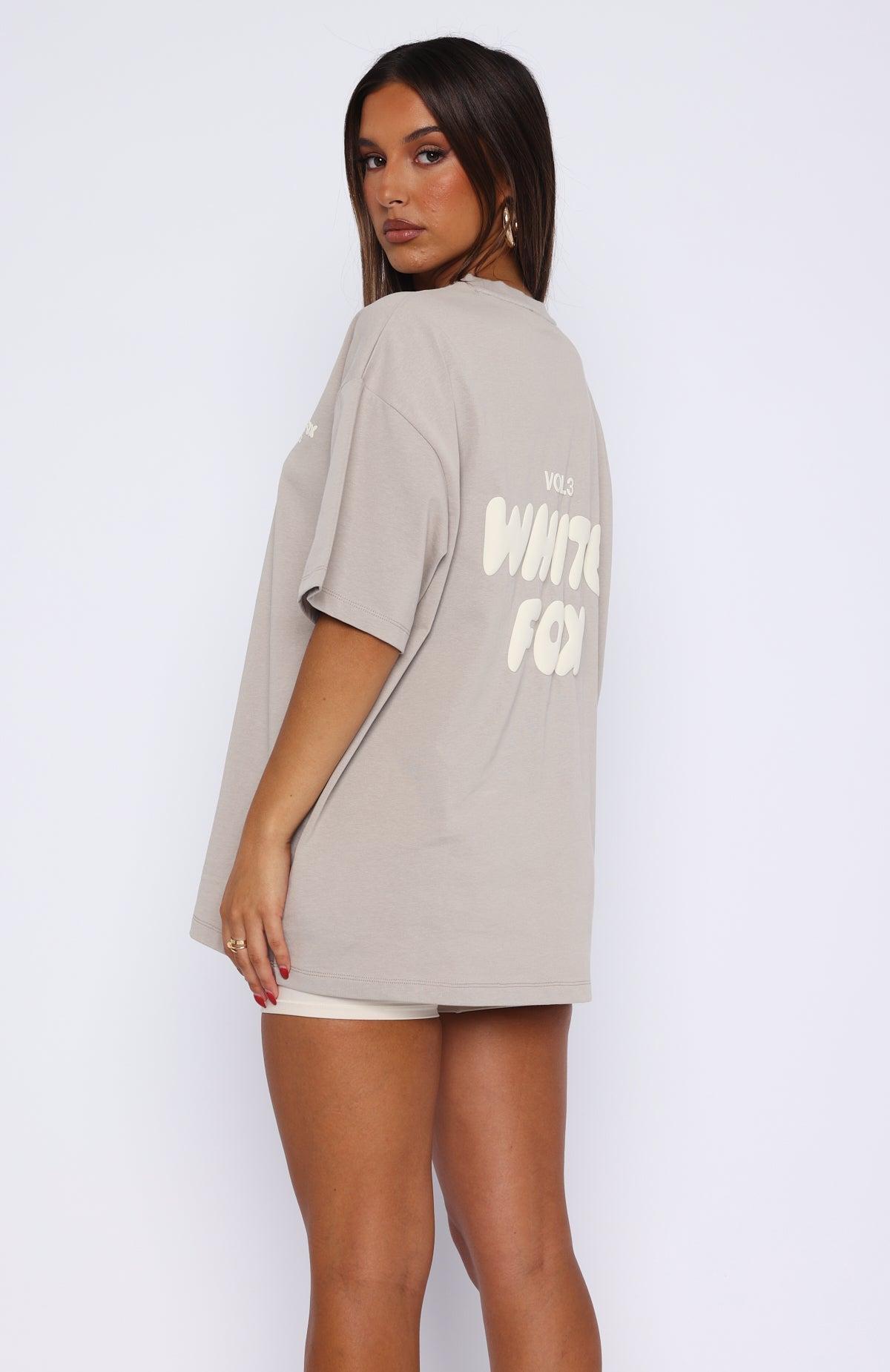 Offstage Back Graphic Oversized Tee Grey Product Image