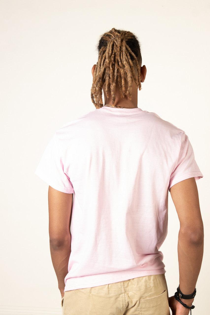 Light Pink Kiss Me Bro T-Shirt Product Image