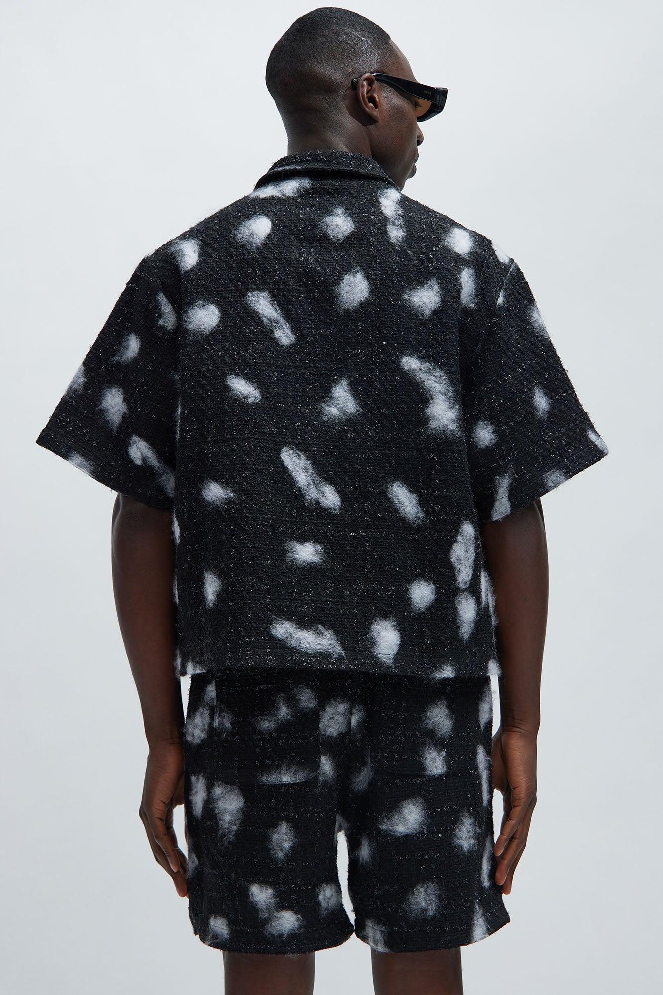 Chiaro Boucle Shirt - Black/White Product Image