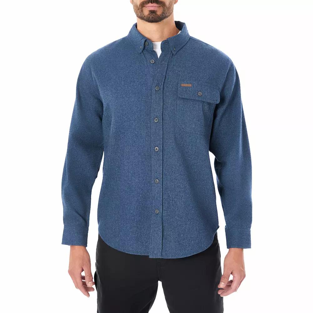 Men's Smith's Workwear Extra Heavyweight Chamois Flannel Shirt,  Product Image
