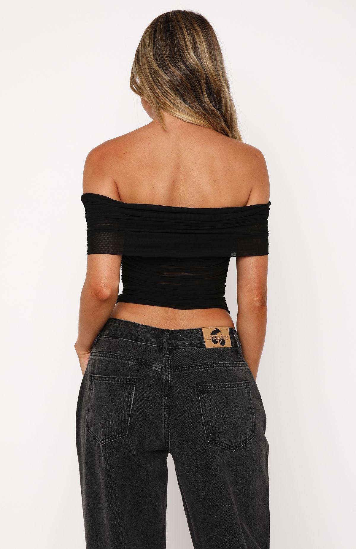 Show Out Mesh Top Black Product Image
