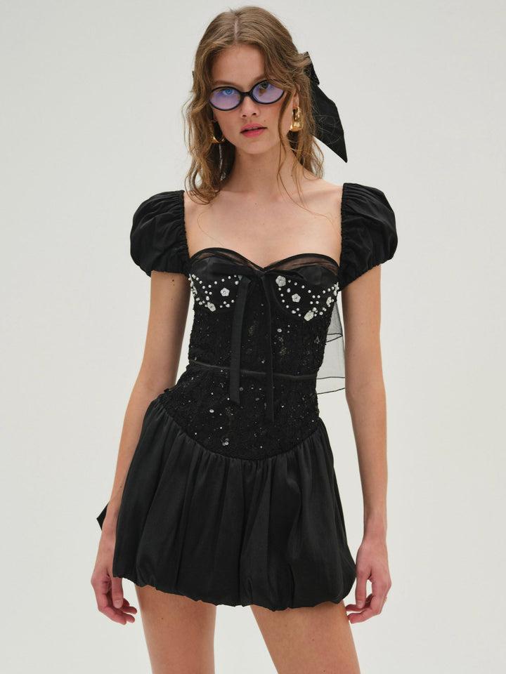 Mckenna Mini Dress — Black Product Image