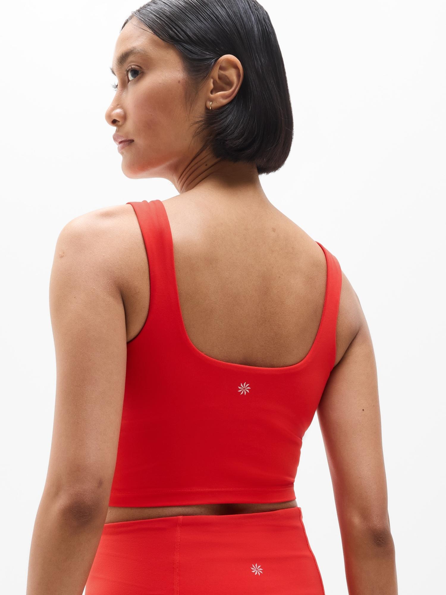 Transcend Square Neck Crop Sports Bra A-C Product Image