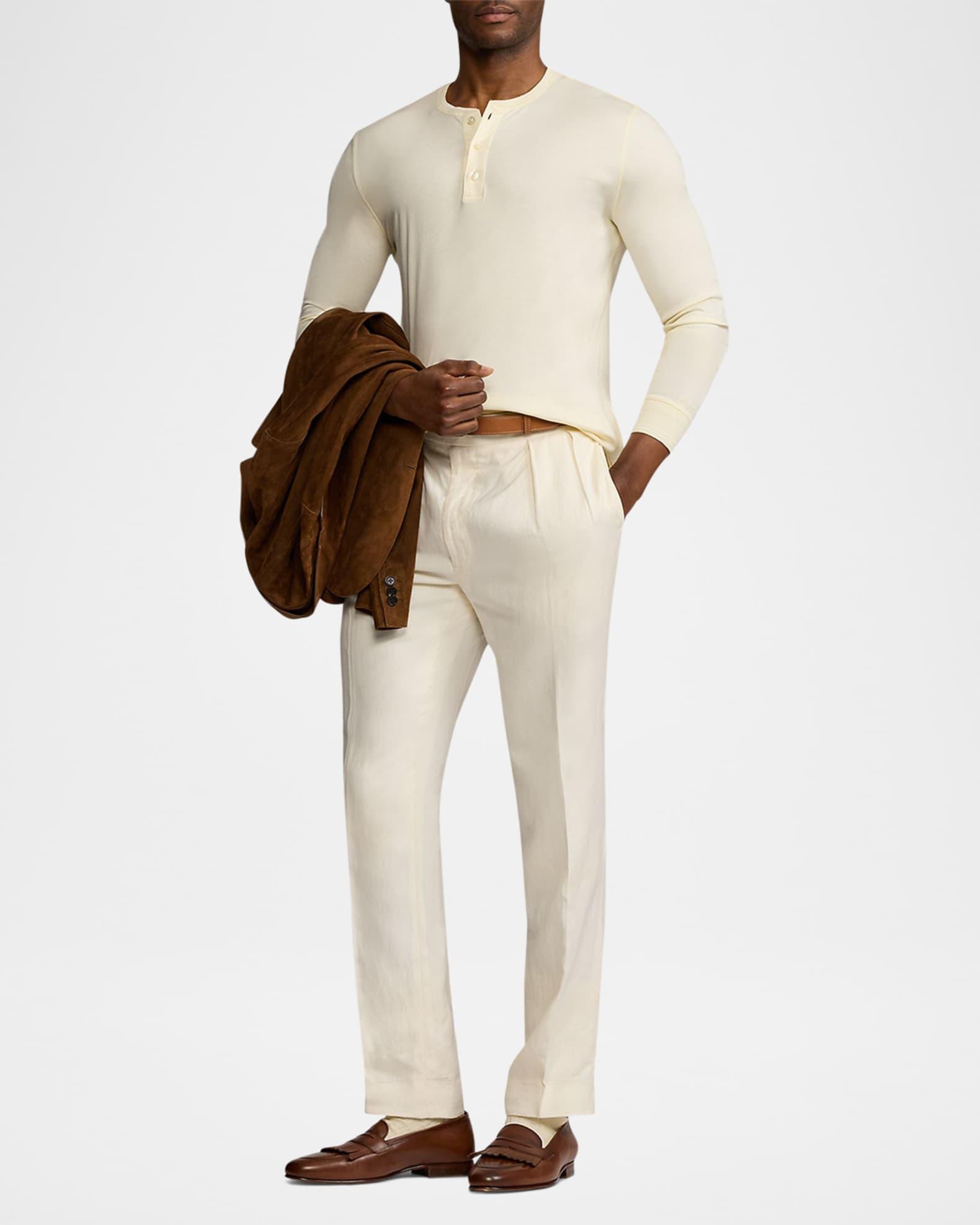 Men's Interlock Henley Shirt Product Image