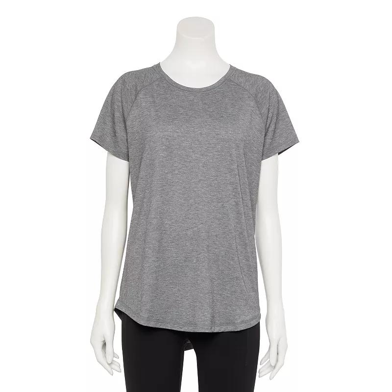 Petite Tek Gear® Essential Core Raglan Tee, Women's,  Product Image